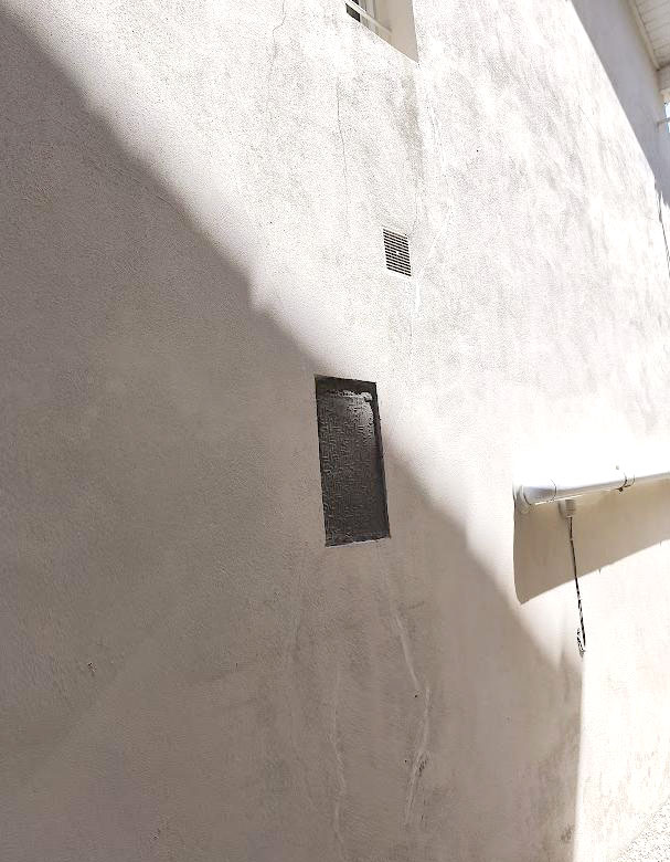 Mur support avant le piquage